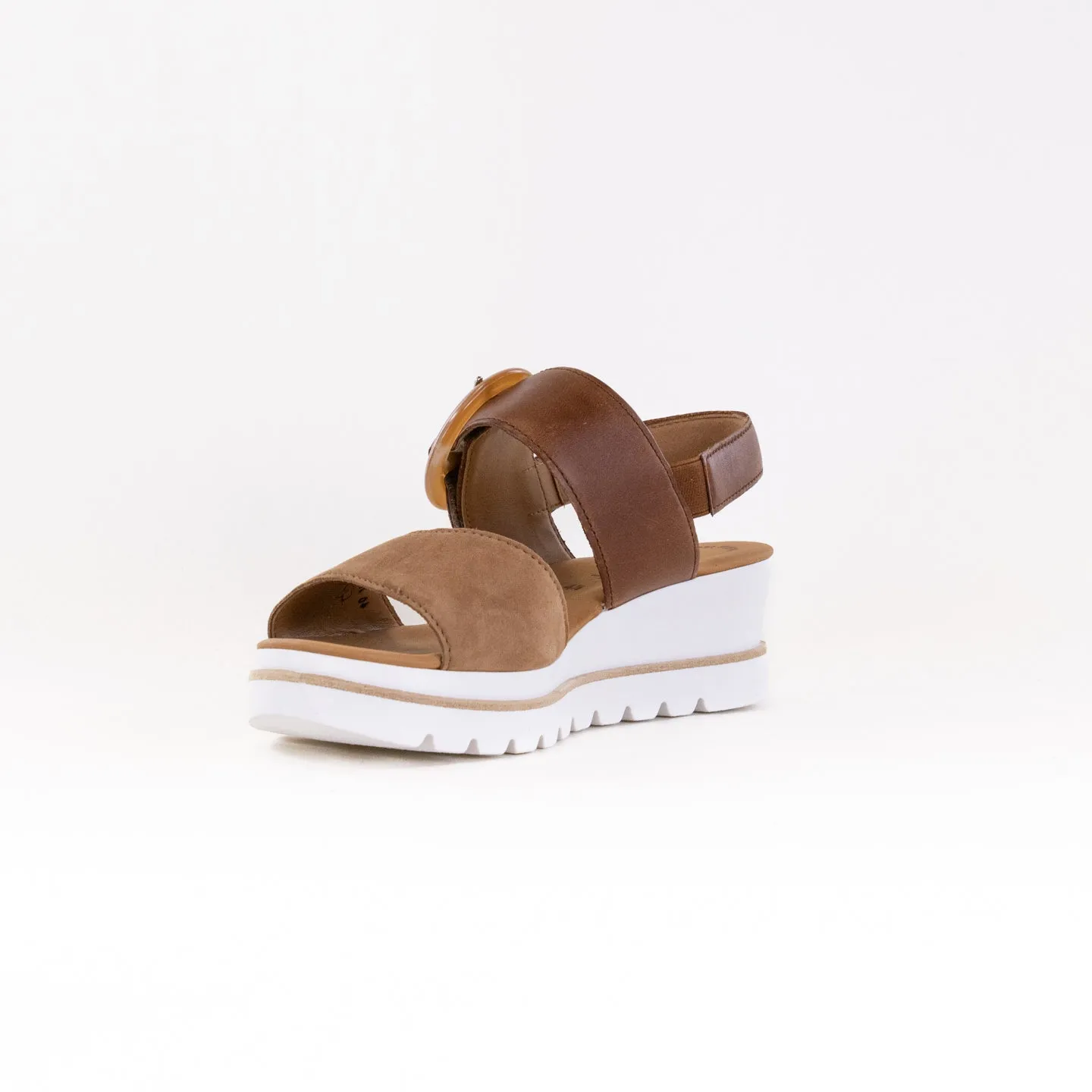 Gabor 64.645 Sandal (Women's) - Walnut/Camel Flexible Fit