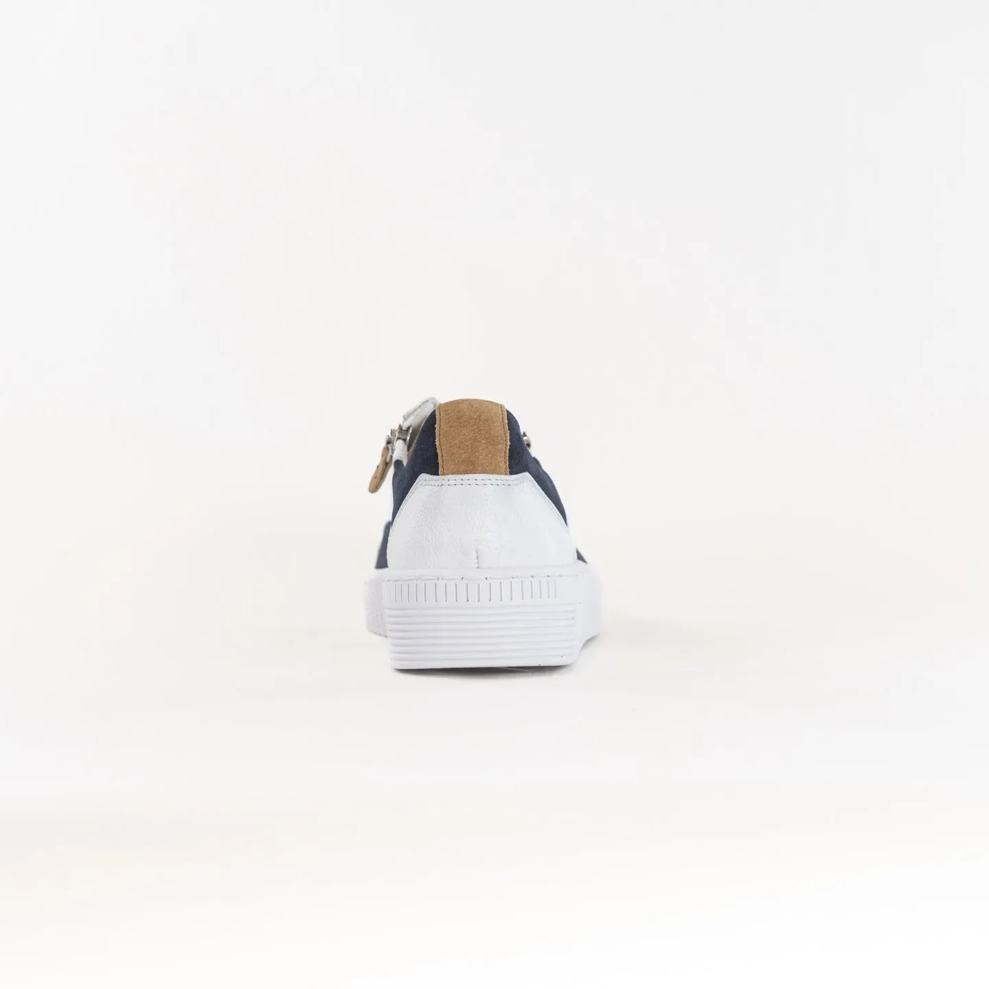 Gabor A1 Zipper Sneaker 23.330 (Women's) - White/Blue soft landing