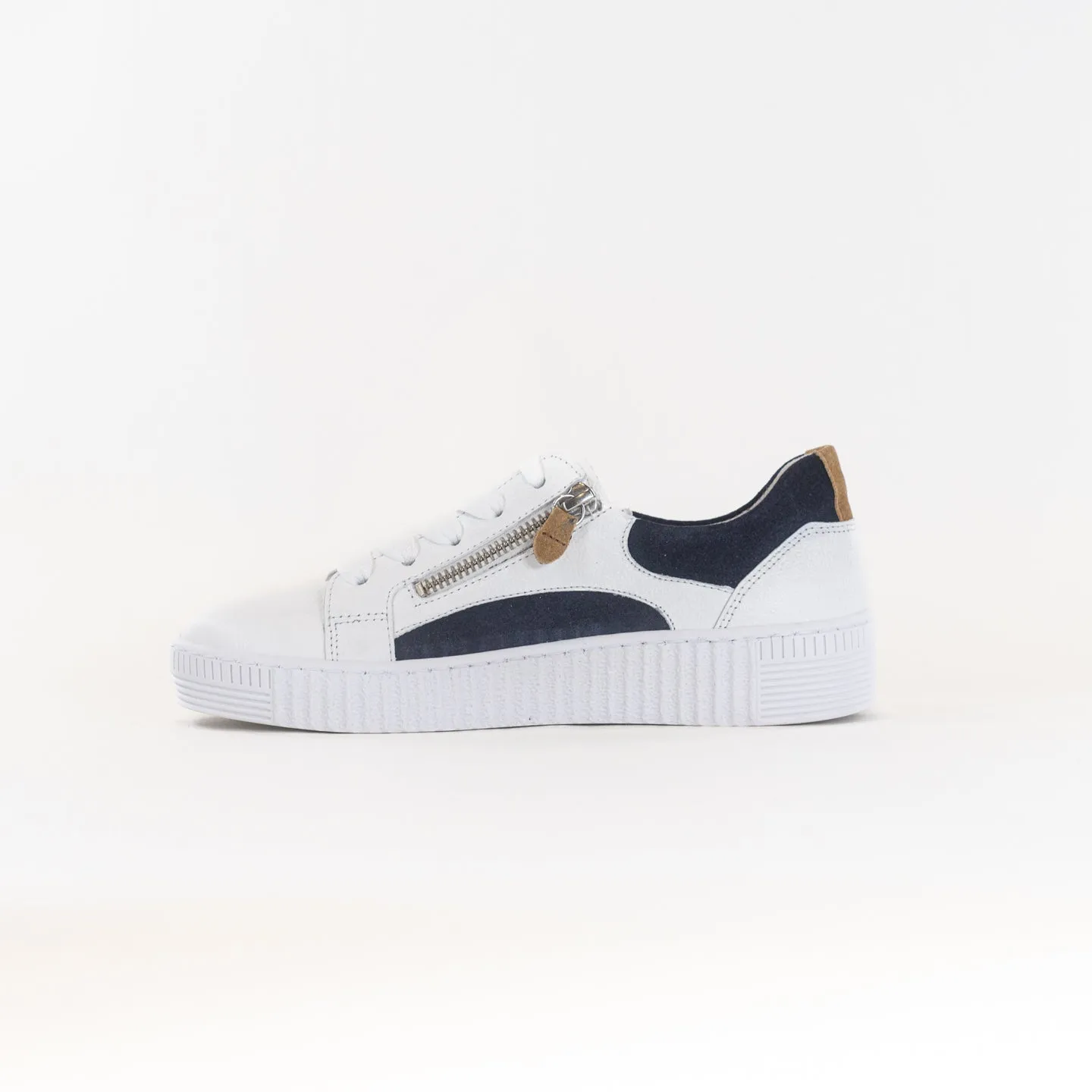 Gabor A1 Zipper Sneaker 23.330 (Women's) - White/Blue night steps