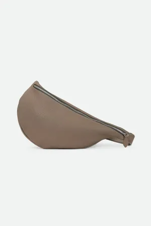 GEMMA ITALIAN LEATHER CROSSBODY TAUPE dual vibe GEMMA ITALIAN LEATHER CROSSBODY TAUPE chill gear