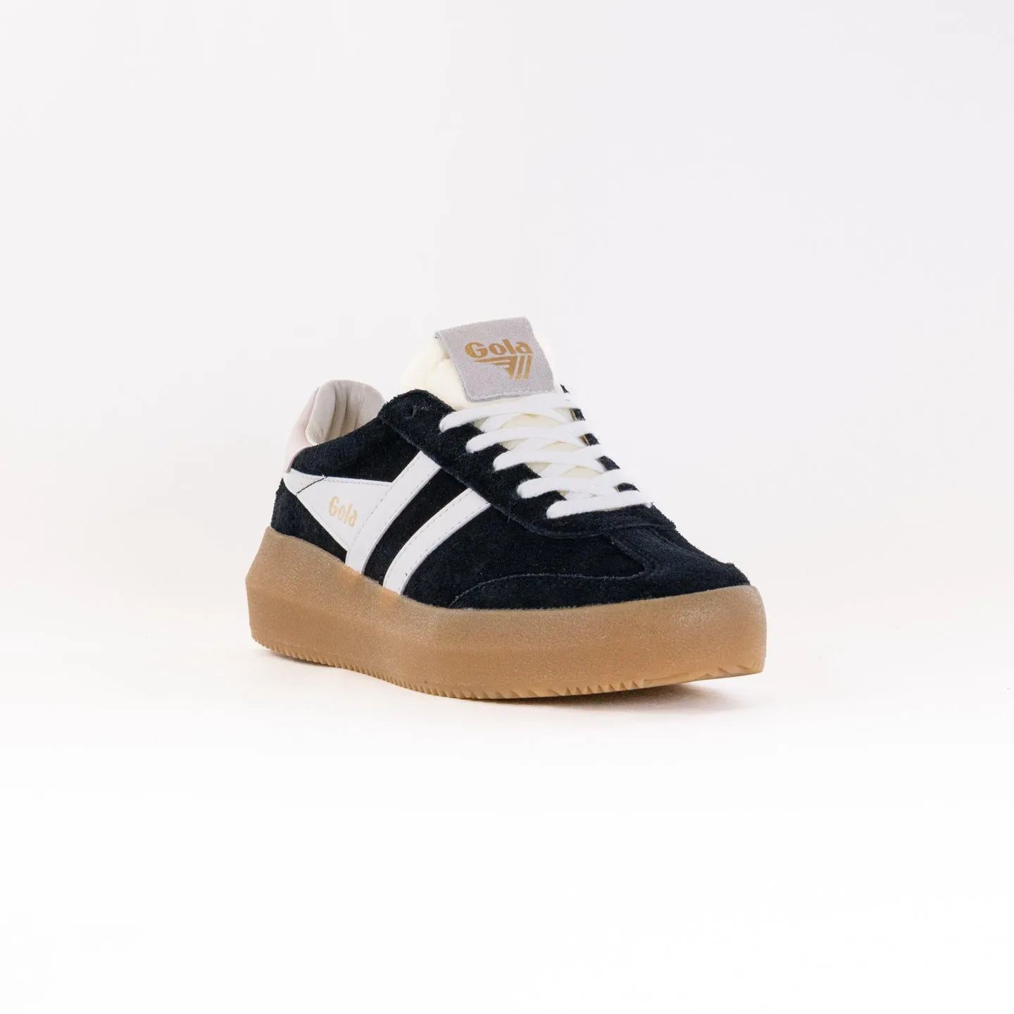 Gola Classics Athena Sneakers (Women's) - Black/Off White/Rose/Gum snow day
