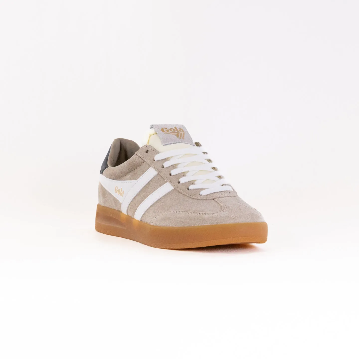 Gola Classics Cyclone Sneakers (Women's) - Bone/Off White/Black/Gum full flex