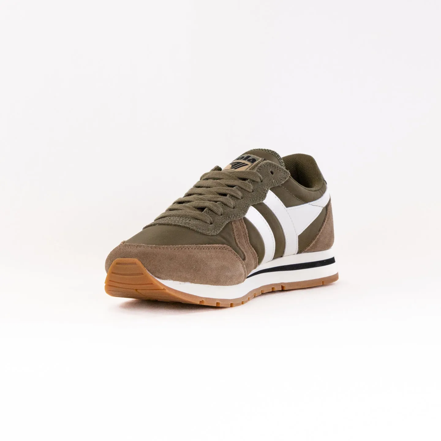 Gola Classics Daytona Chute Sneaker (Men's) - Khaki/Tobacco/Off White body vibe