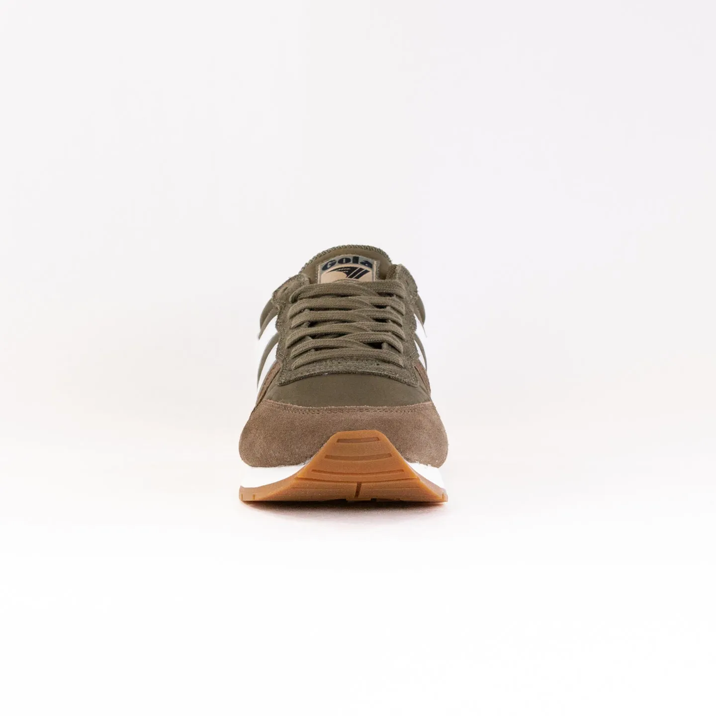 Gola Classics Daytona Chute Sneaker (Men's) - Khaki/Tobacco/Off White step mood