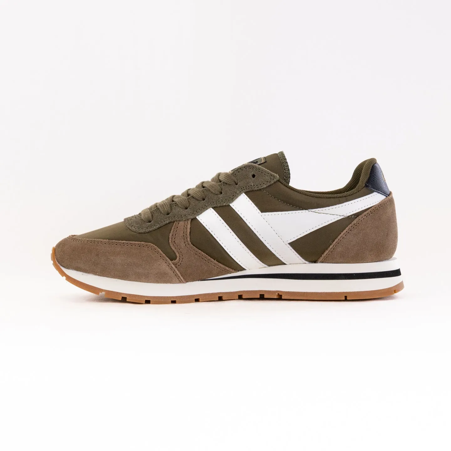 Gola Classics Daytona Chute Sneaker (Men's) - Khaki/Tobacco/Off White ankle care