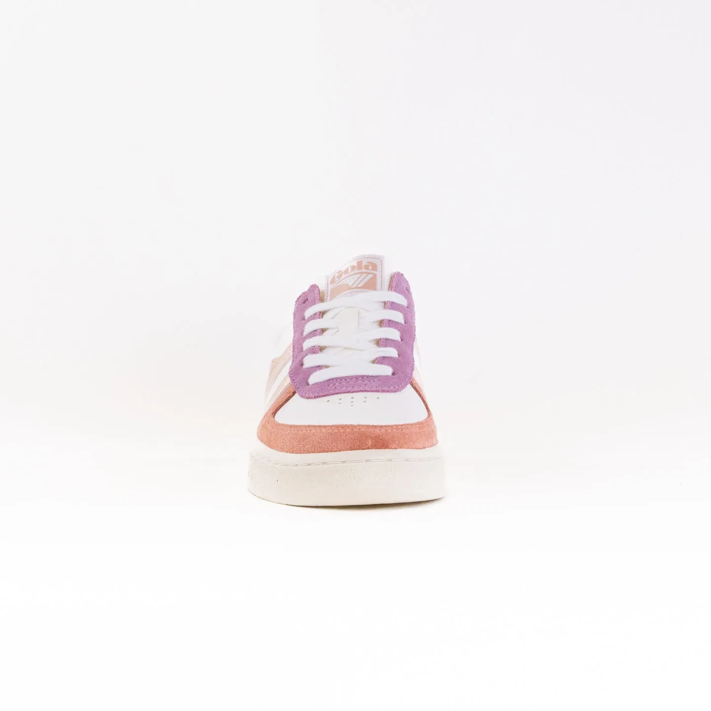 Gola Classics Grandslam Quadrant Sneakers (Women's) - White/Terracotta/Rose Gold/Red Ochre dry land