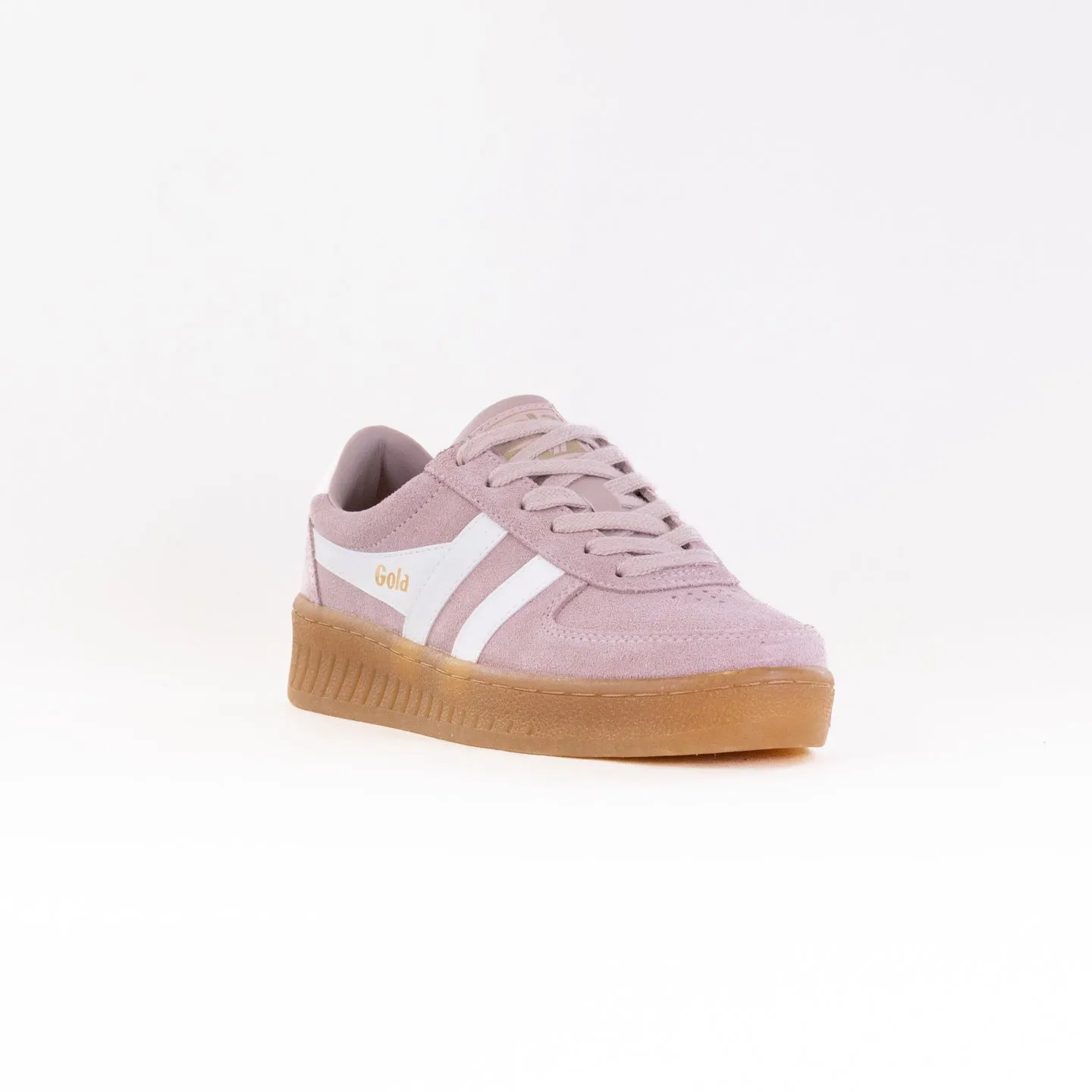 Gola Classics Grandslam Suede Sneakers (Women's) - Rose/Off White/Gum outdoor grip