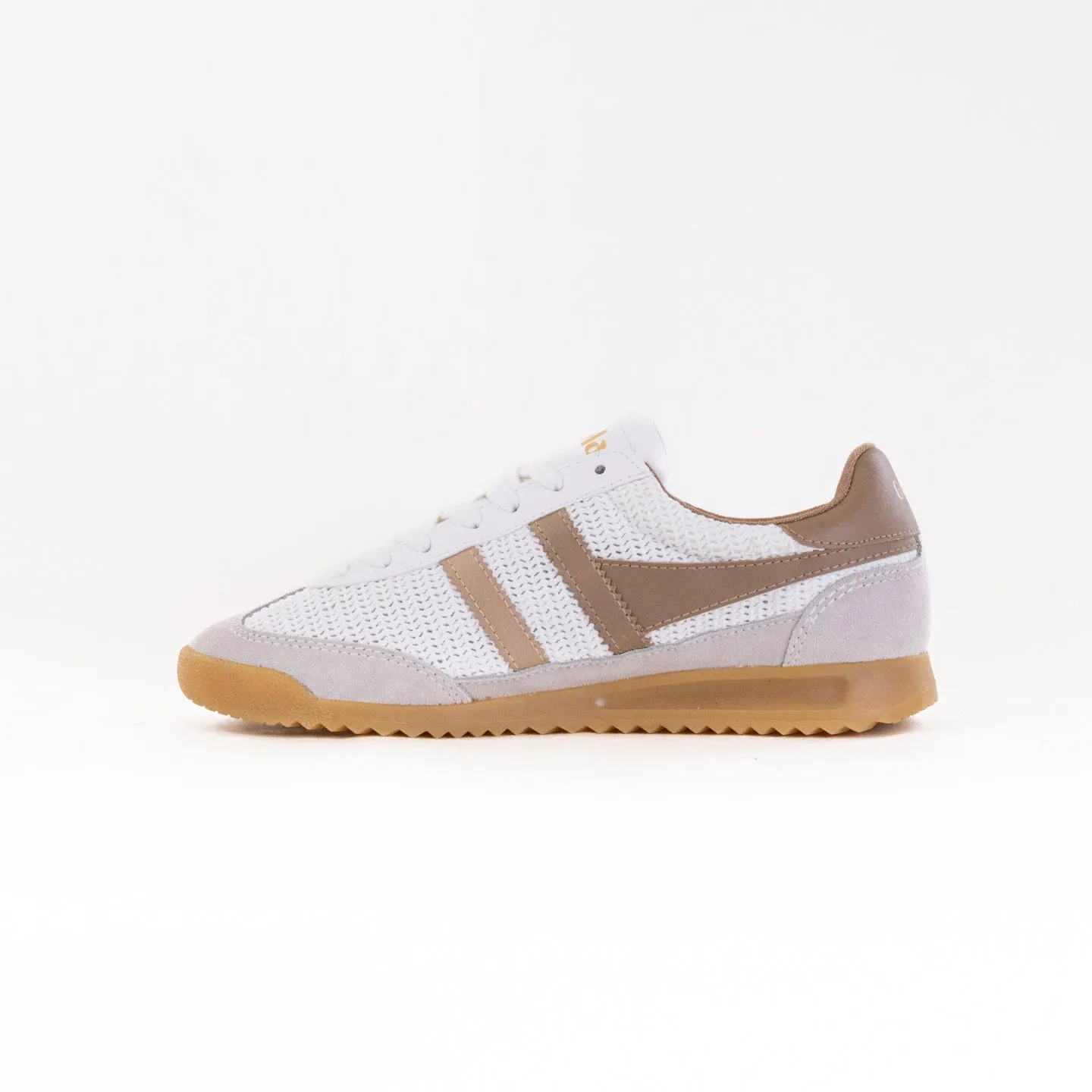 Gola Classics Tornado Zephyr Sneakers (Women's) - Off White/Light Caramel wet trail