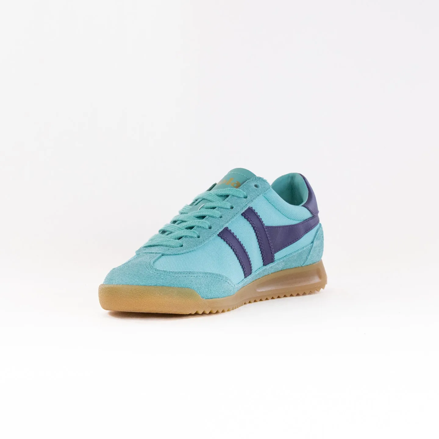 Gola Classics Tornado Zephyr Sneakers (Women's) - Sea Mist/Plum foot arch