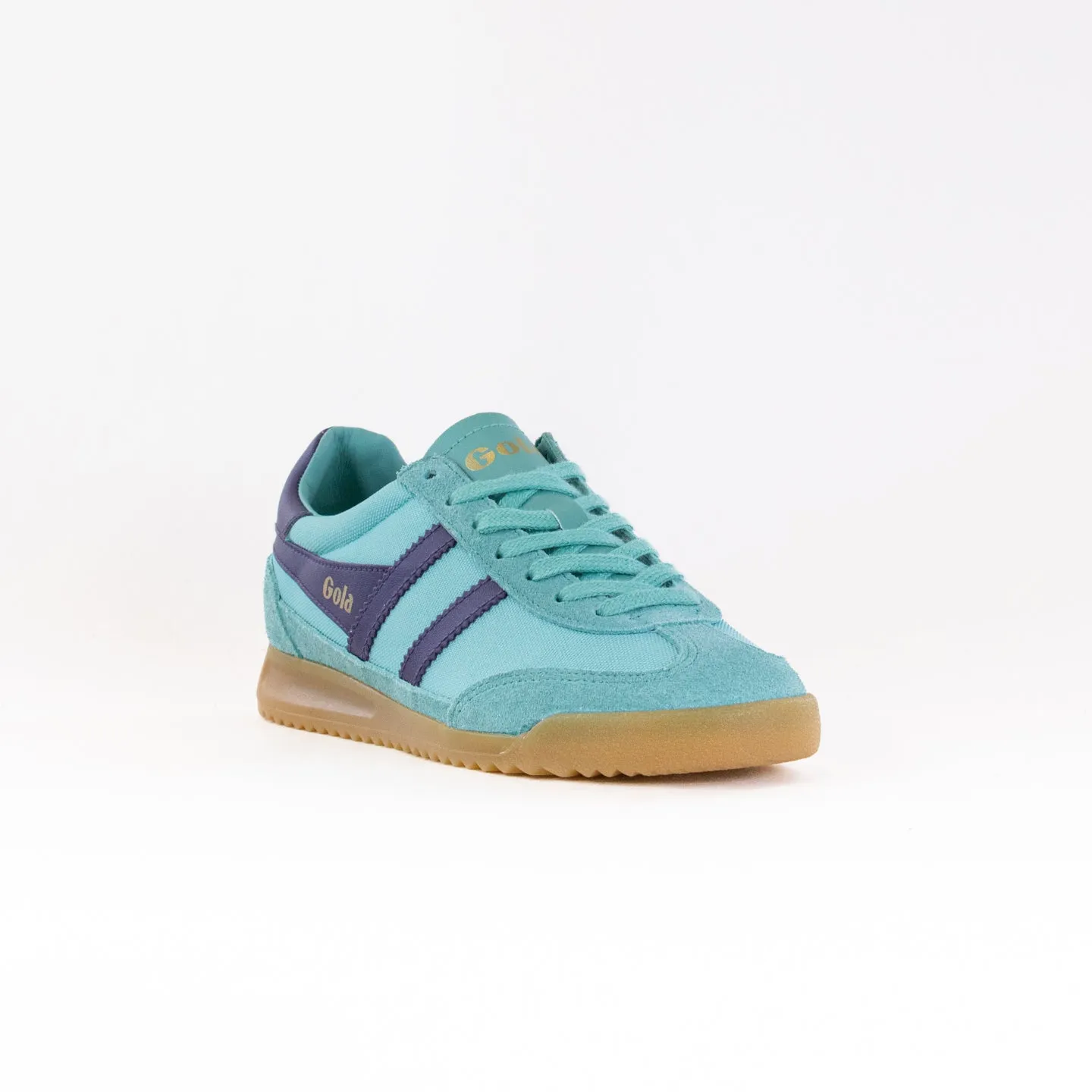 Gola Classics Tornado Zephyr Sneakers (Women's) - Sea Mist/Plum soft footbed