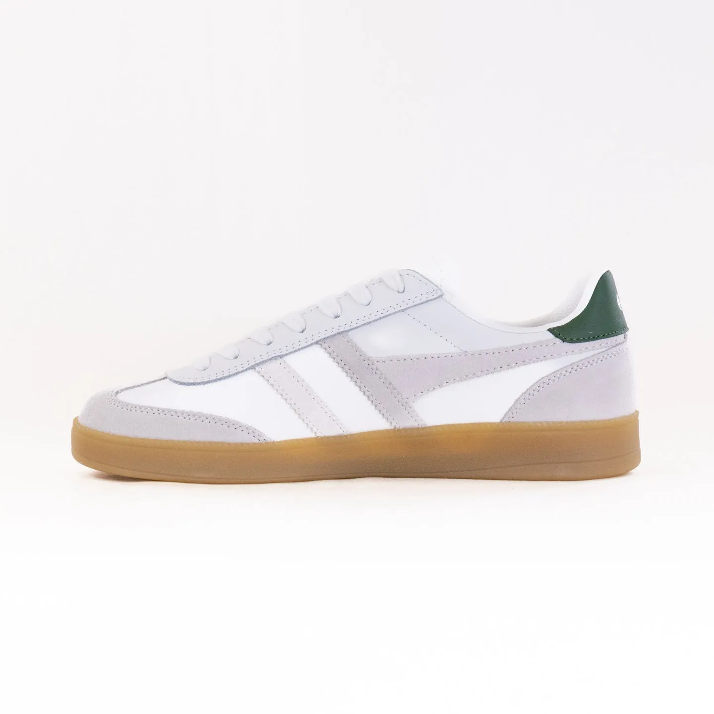 Gola Classics Viper Leather (Men's) - White/White/Evergreen/Gum cloud wave