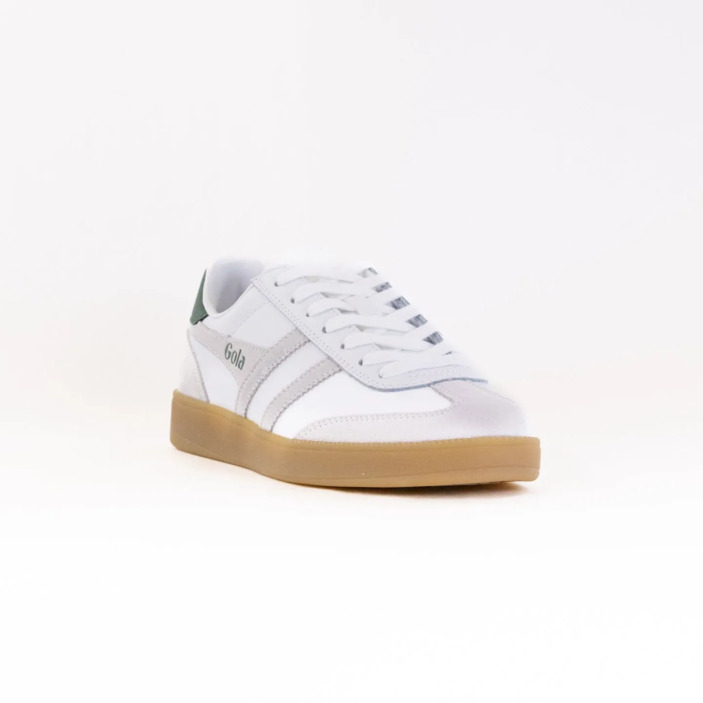 Gola Classics Viper Leather (Men's) - White/White/Evergreen/Gum urban rhythm