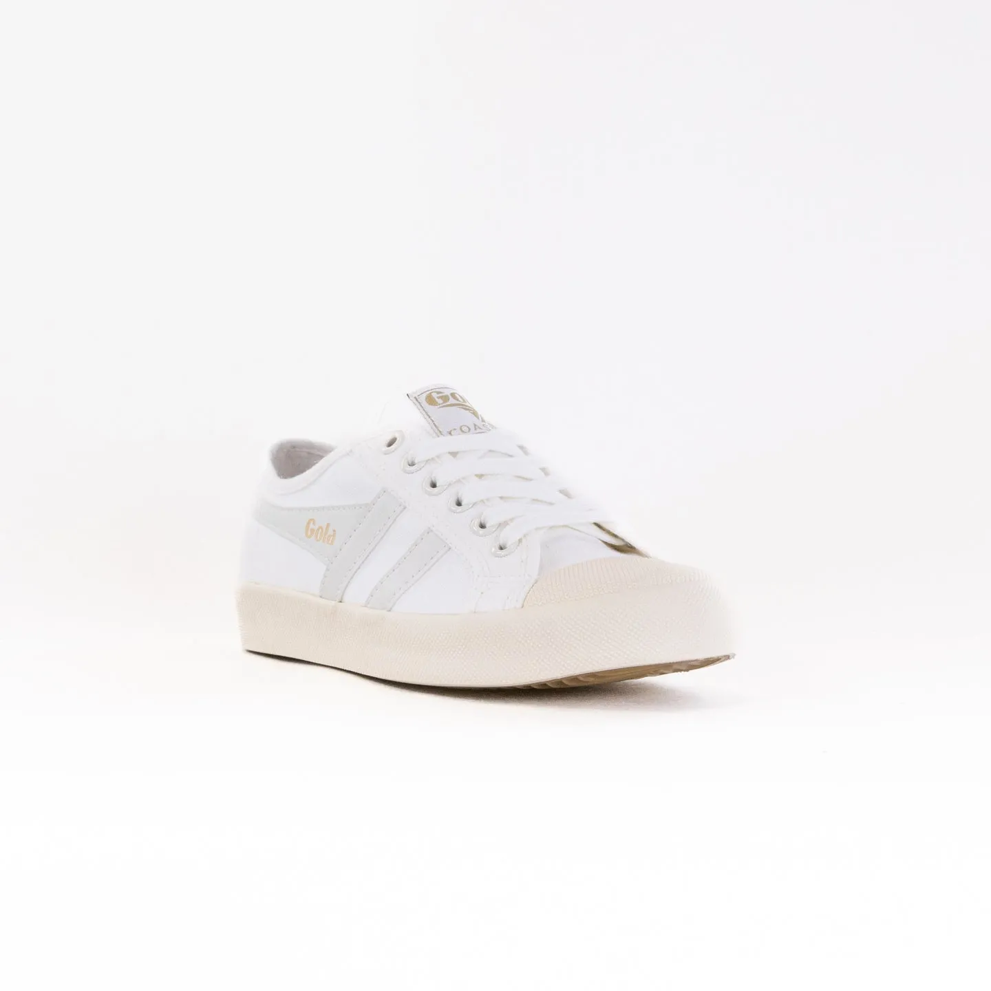 Gola Coaster (Women's) - Off White/Off White/Gold secure lock