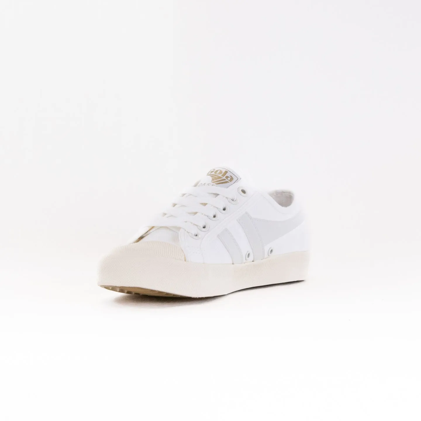 Gola Coaster (Women's) - Off White/Off White/Gold explorer fit