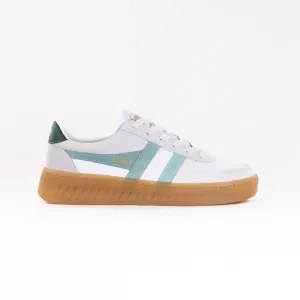 Gola Grandslam Elite Sneakers (Women's) - White/Surf/Evergreen/Gum smart support