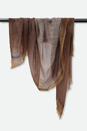 GOLD & COPPER SCARF IN HAND DYED CASHMERE street soft GOLD & COPPER SCARF IN HAND DYED CASHMERE cozy culture