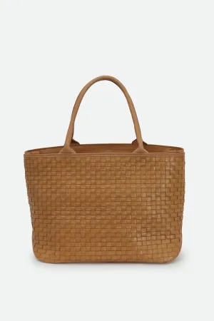 GRAZI WOVEN ITALIAN LEATHER TOTE NATURAL steady pick GRAZI WOVEN ITALIAN LEATHER TOTE NATURAL global mood