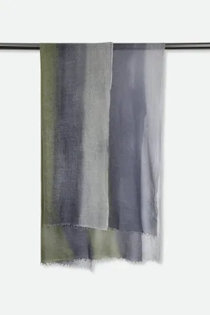 GRIGIO BANDA SCARF IN HAND DYED CASHMERE comfort wear GRIGIO BANDA SCARF IN HAND DYED CASHMERE glam add
