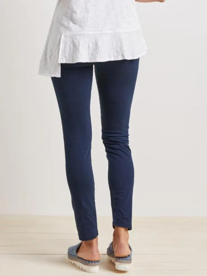 Habitat Knit Denim-Wash Cropped Legging support mode