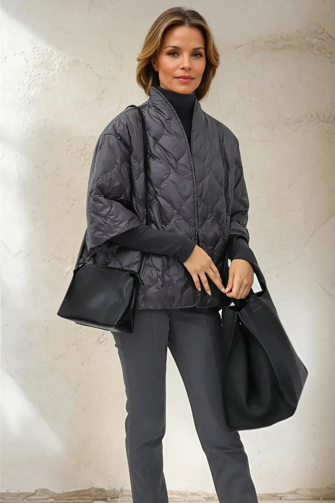 HEIDI JACKET IN GOOSE DOWN flex fit