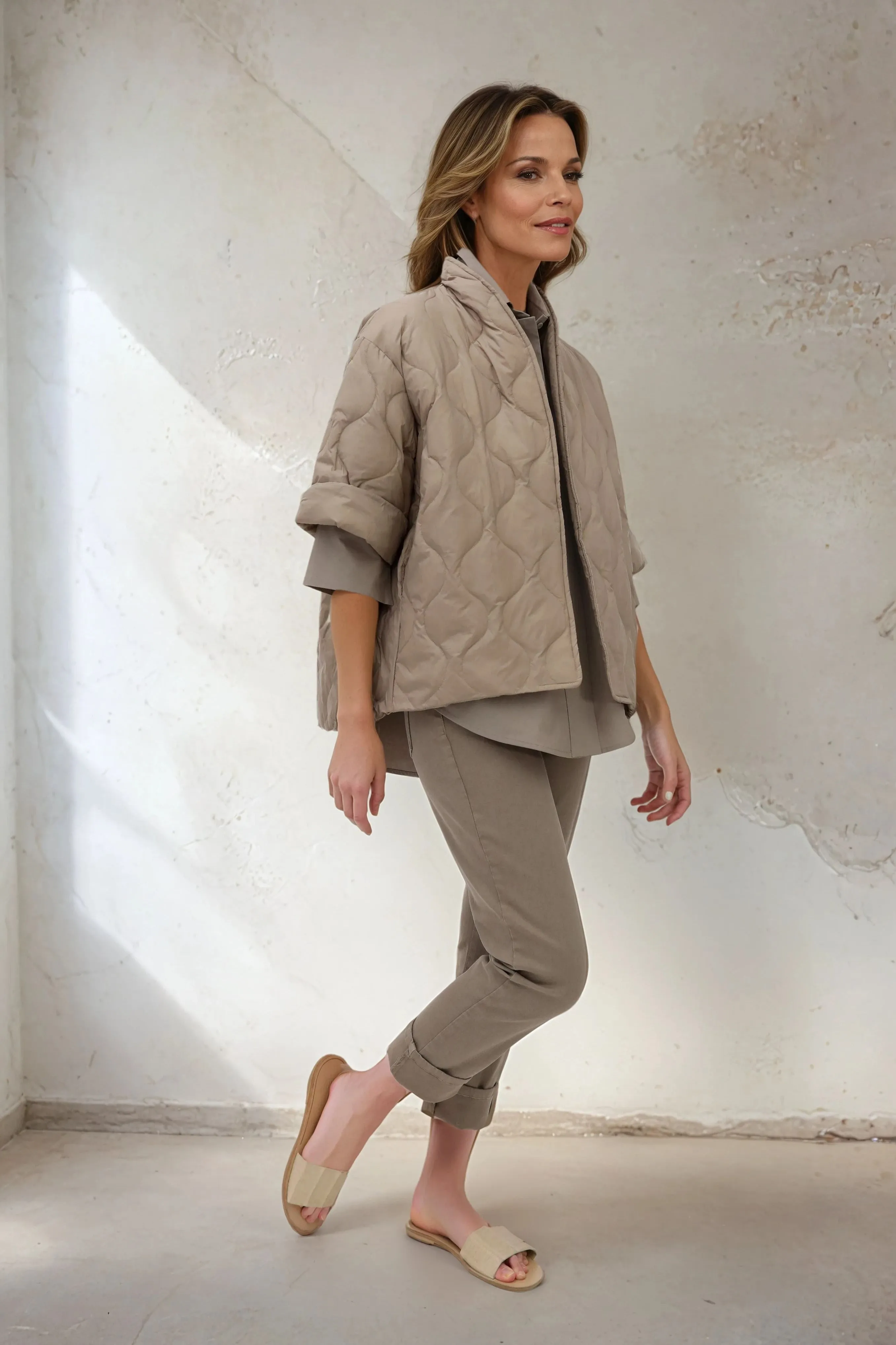 HEIDI JACKET IN GOOSE DOWN layer ease