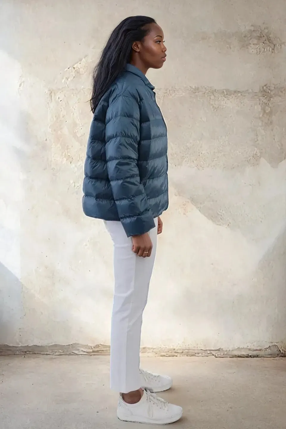 HEIDI LONG SLEEVE ZIP IN ULTRALIGHT GOOSE DOWN active trip