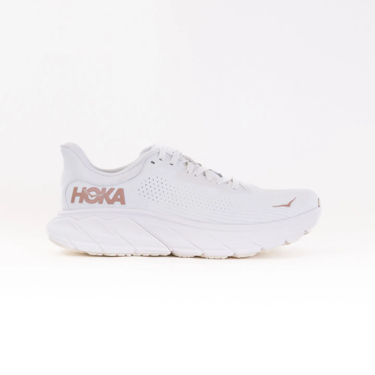Hoka Arahi 7 Wide (Women's) - Blanc De Bland/Rose sole focus