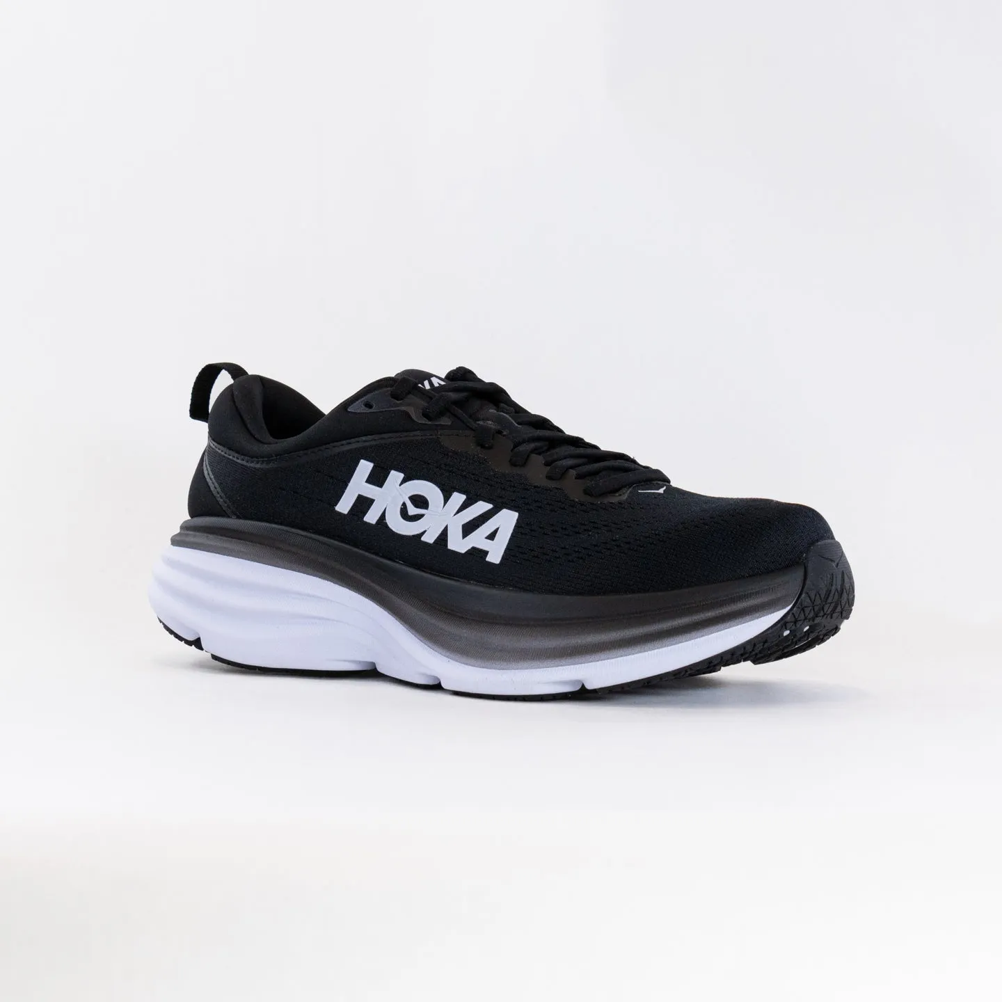 Hoka Bondi 8 (Men's) - Black/White power drive