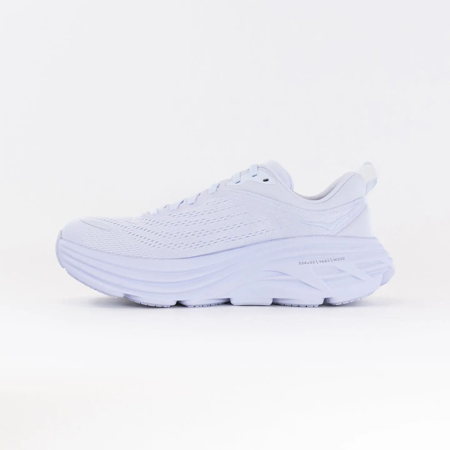Hoka Bondi 8 (Women's) - White/White performance gear