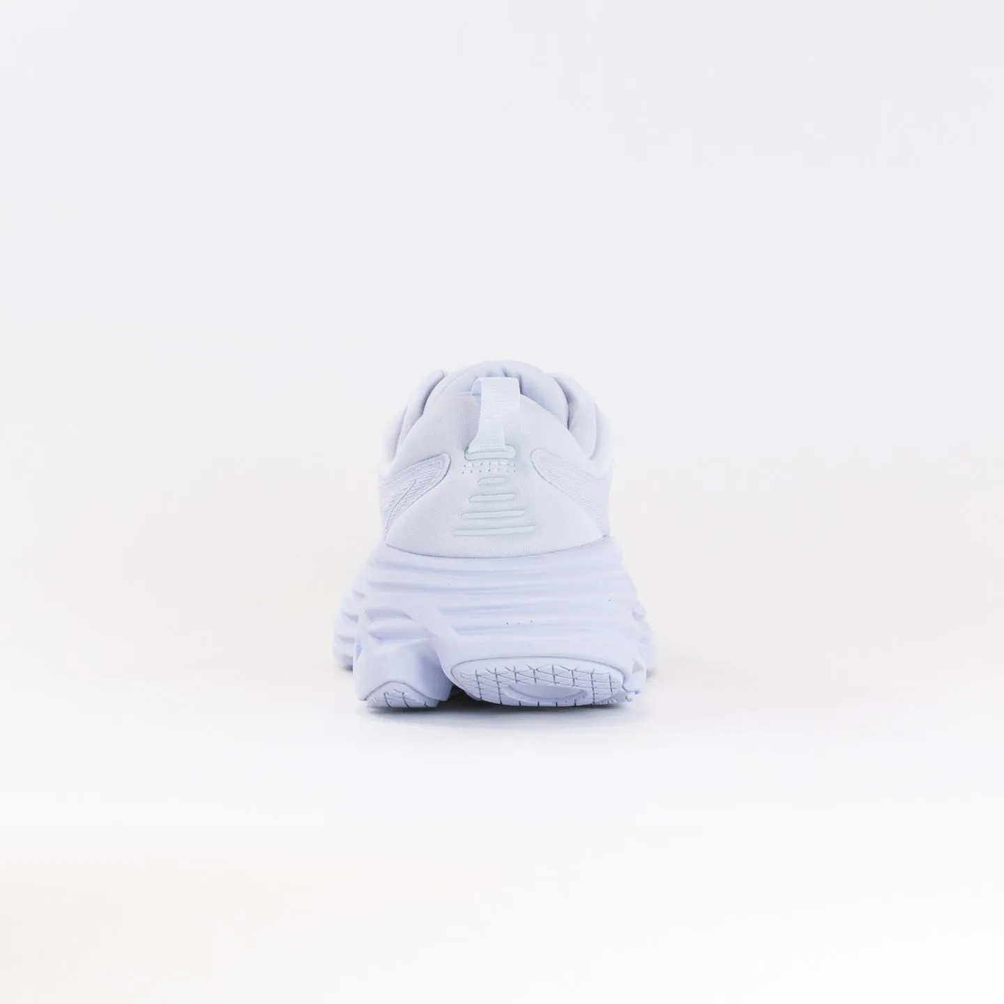Hoka Bondi 8 (Women's) - White/White ankle boost