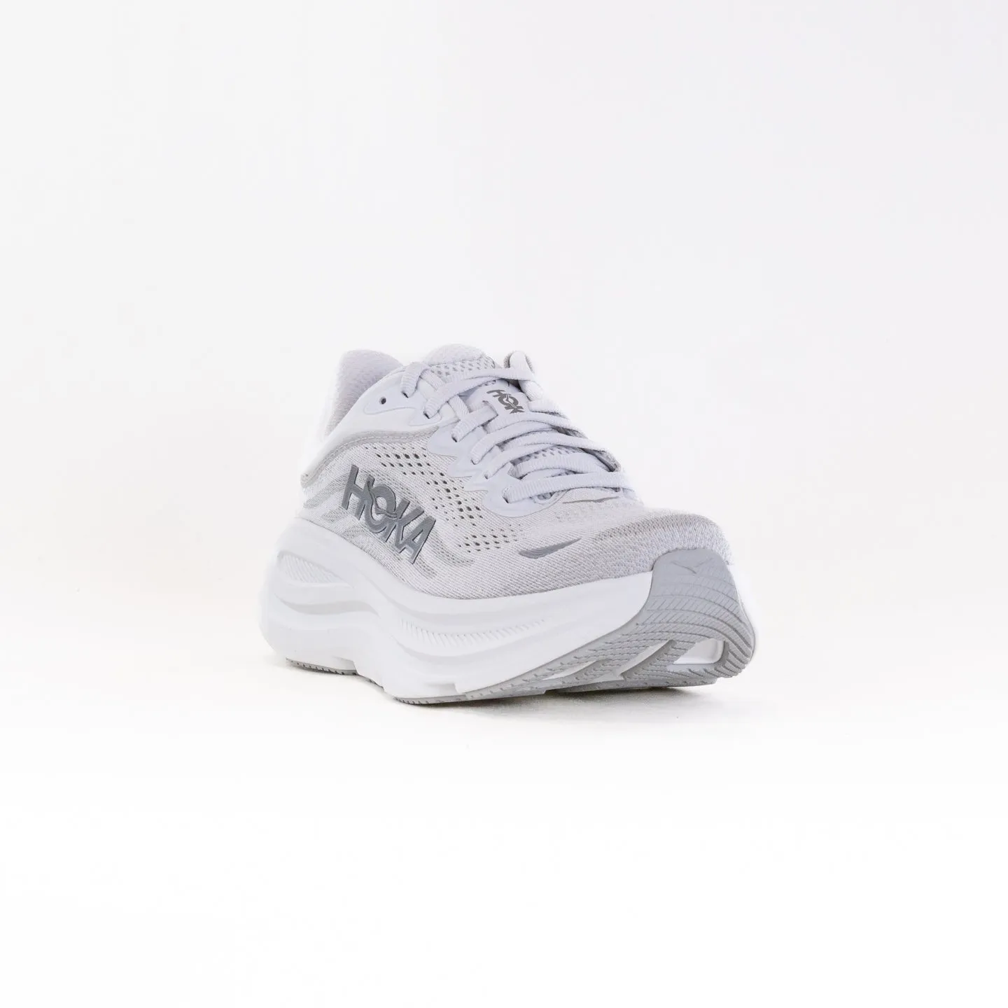Hoka Bondi 9 Extra Wide (Women's) - Stardust/Silver training flow