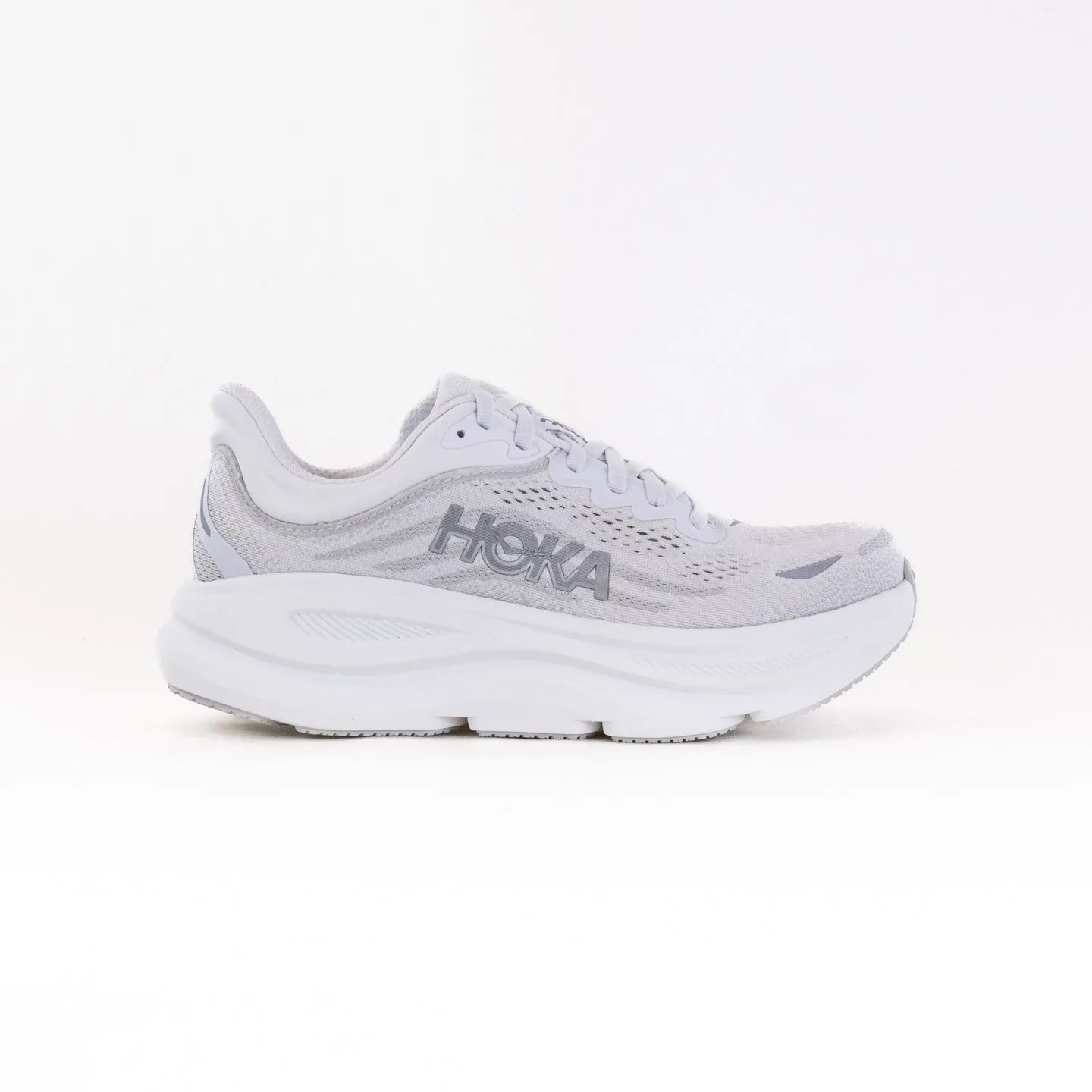 Hoka Bondi 9 Extra Wide (Women's) - Stardust/Silver speed force