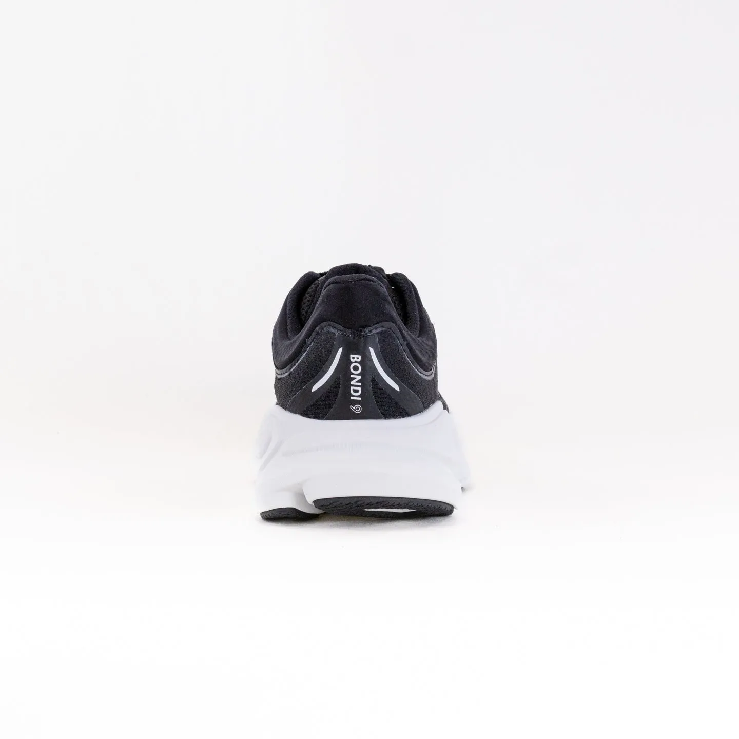 Hoka Bondi 9 Wide (Women's) - Black/White sprint boost