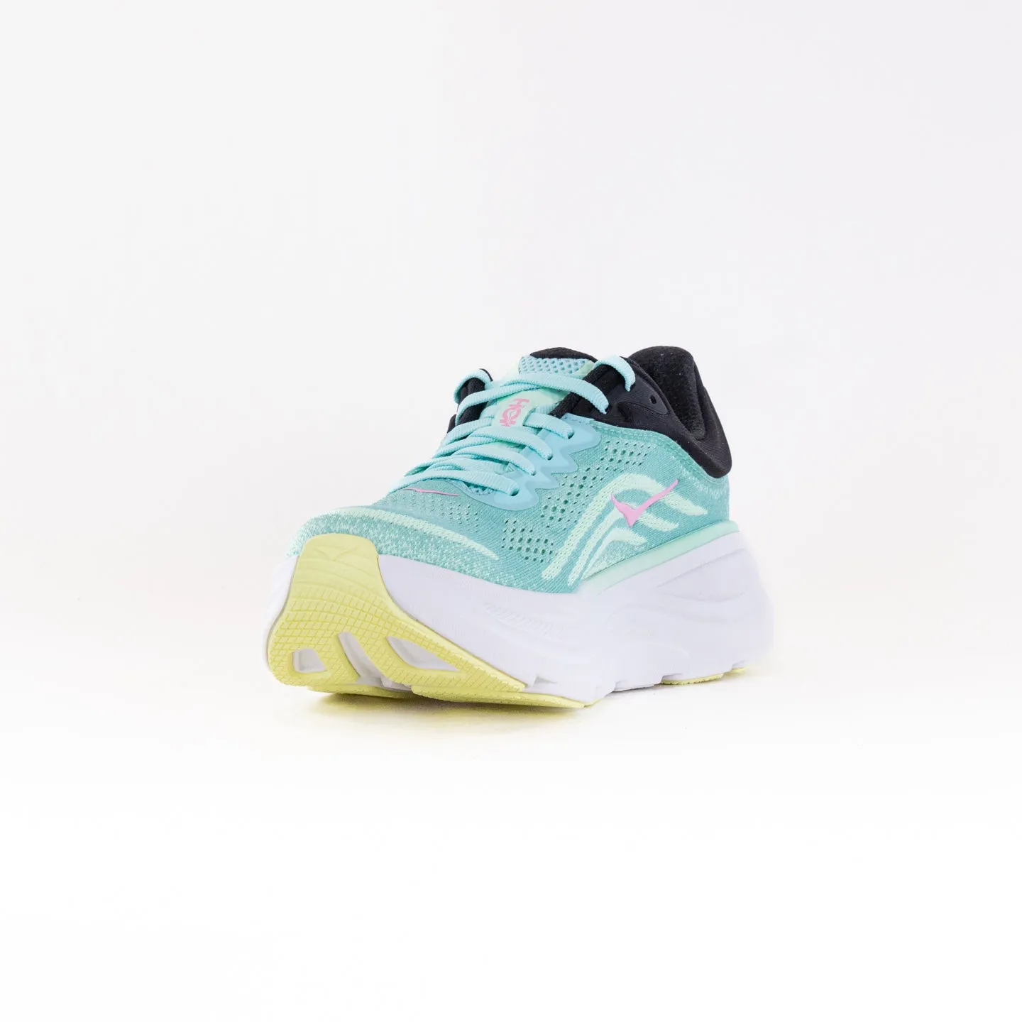Hoka Bondi 9 Wide (Women's) - Blue Spark/Mint Fluorite foot cooling