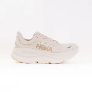 Hoka Bondi 9 Wide (Women's) - Vanilla/Birch arch boost
