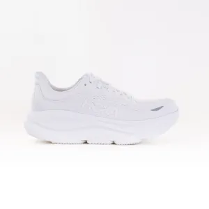 Hoka Bondi 9 Wide (Women's) - White/White form zone