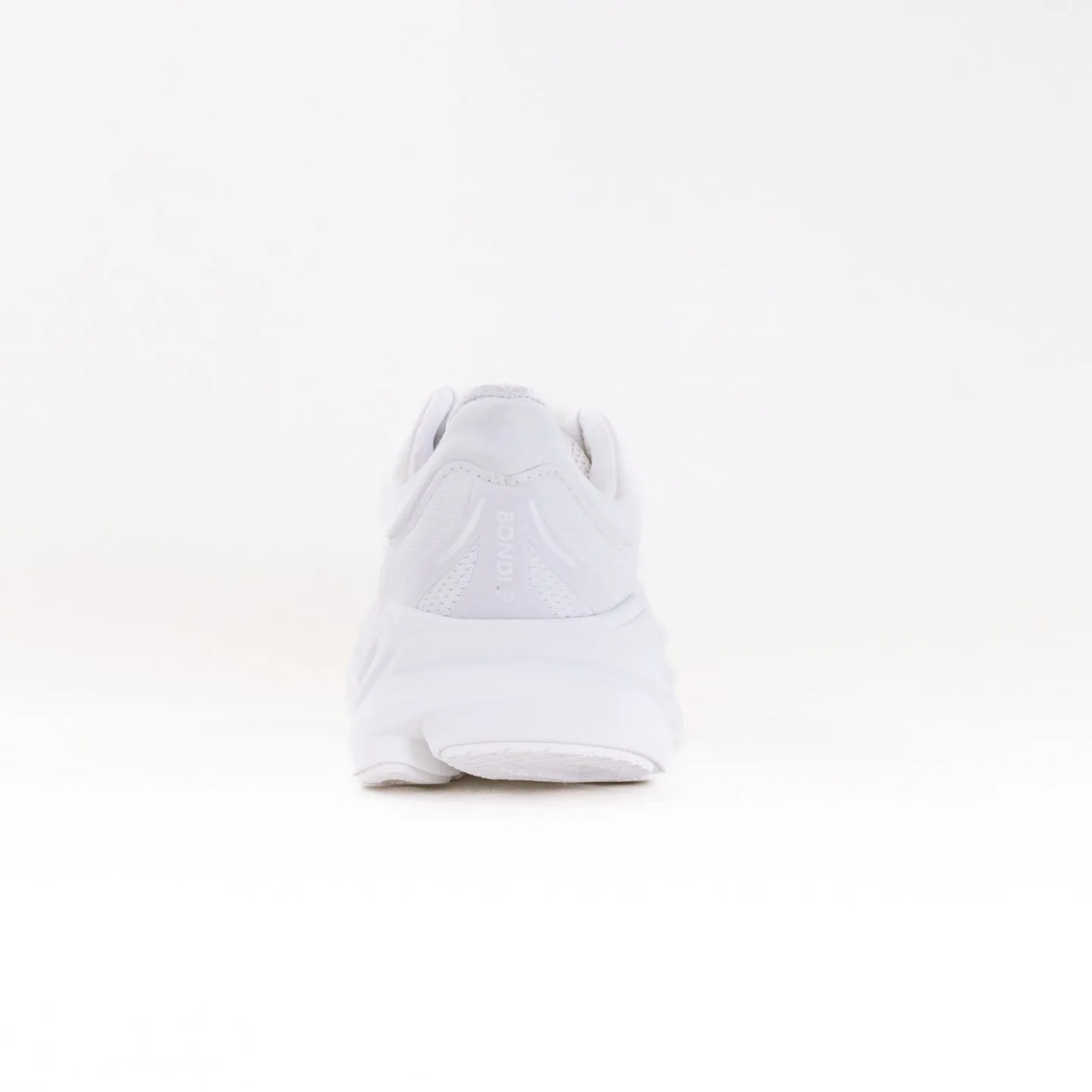 Hoka Bondi 9 Wide (Women's) - White/White speed lift
