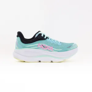 Hoka Bondi 9 (Women's) - Blue Spark/Mint Fluorite heel bounce Hoka Bondi 9 (Women's) - Blue Spark/Mint Fluorite dual sole