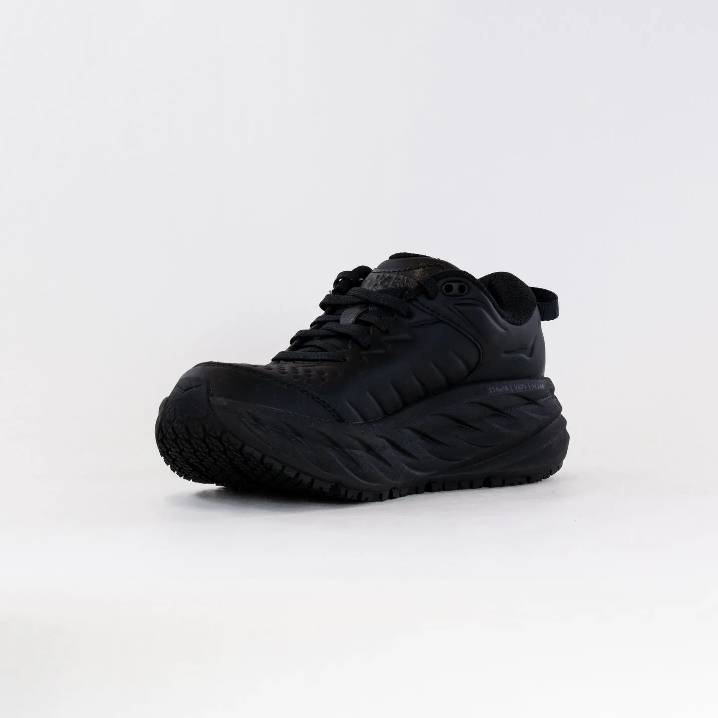 Hoka Bondi SR (Men's) - Black dual sole