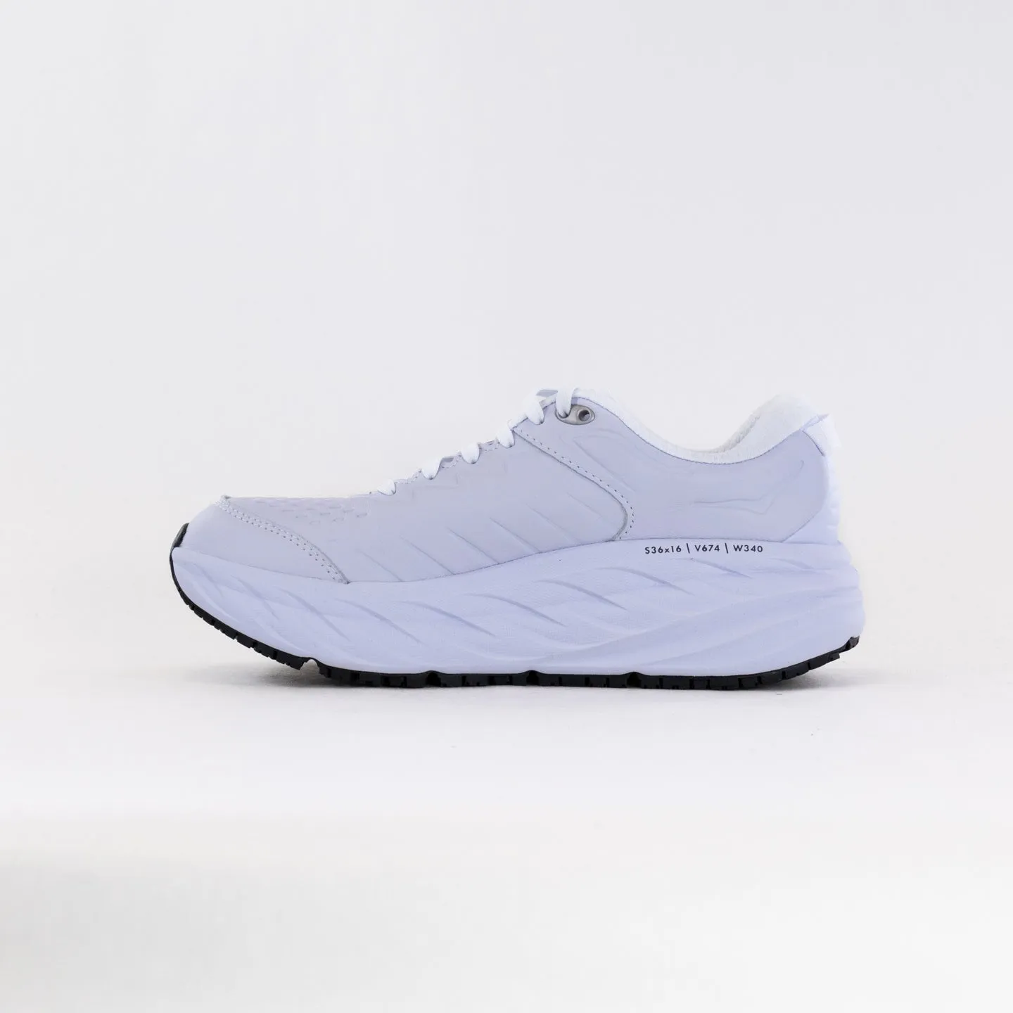 Hoka Bondi SR (Men's) - White speed lift