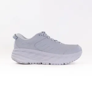 Hoka Bondi SR Wide (Men's) - Harbor Mist/Lunar Rock heel vibe