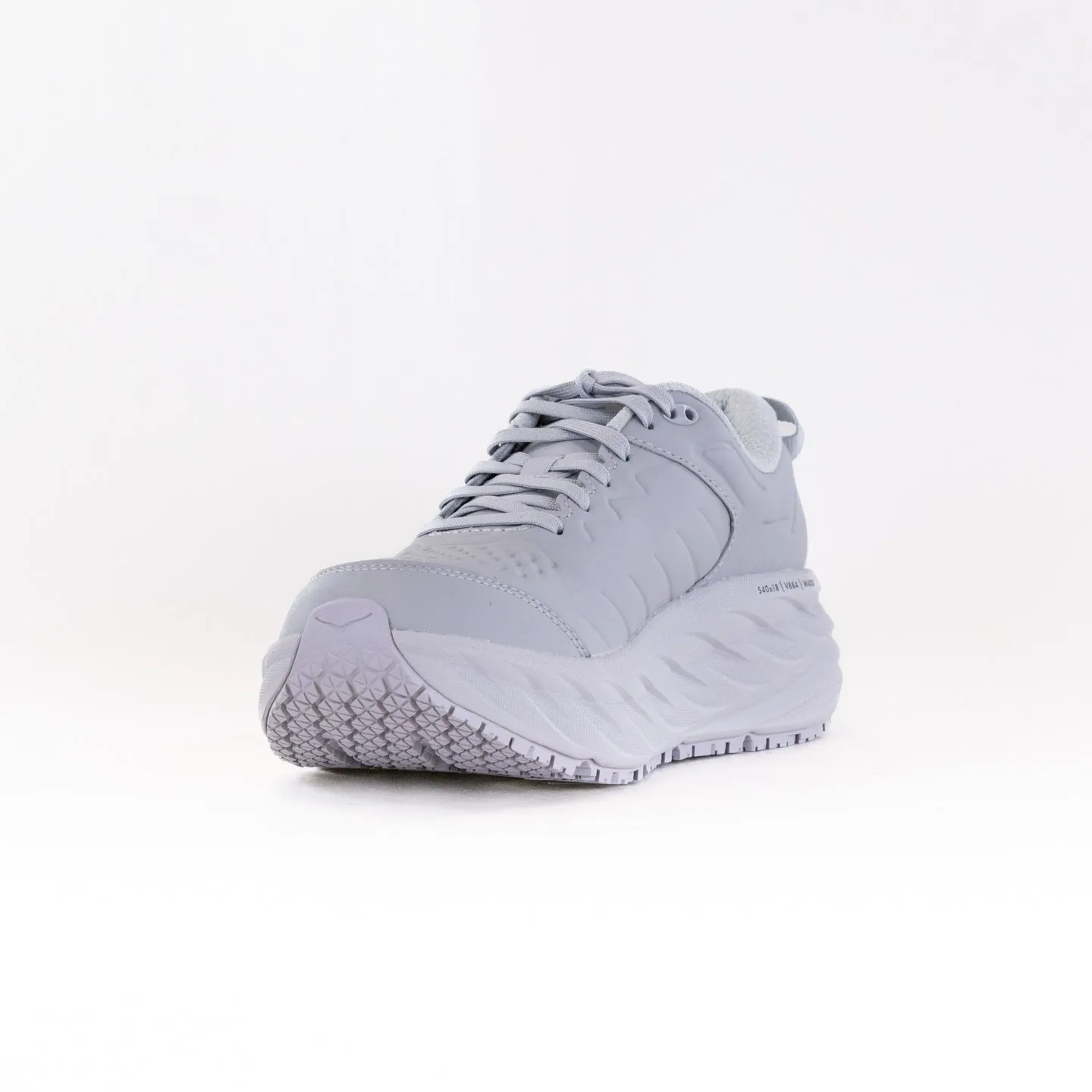 Hoka Bondi SR Wide (Men's) - Harbor Mist/Lunar Rock form lock