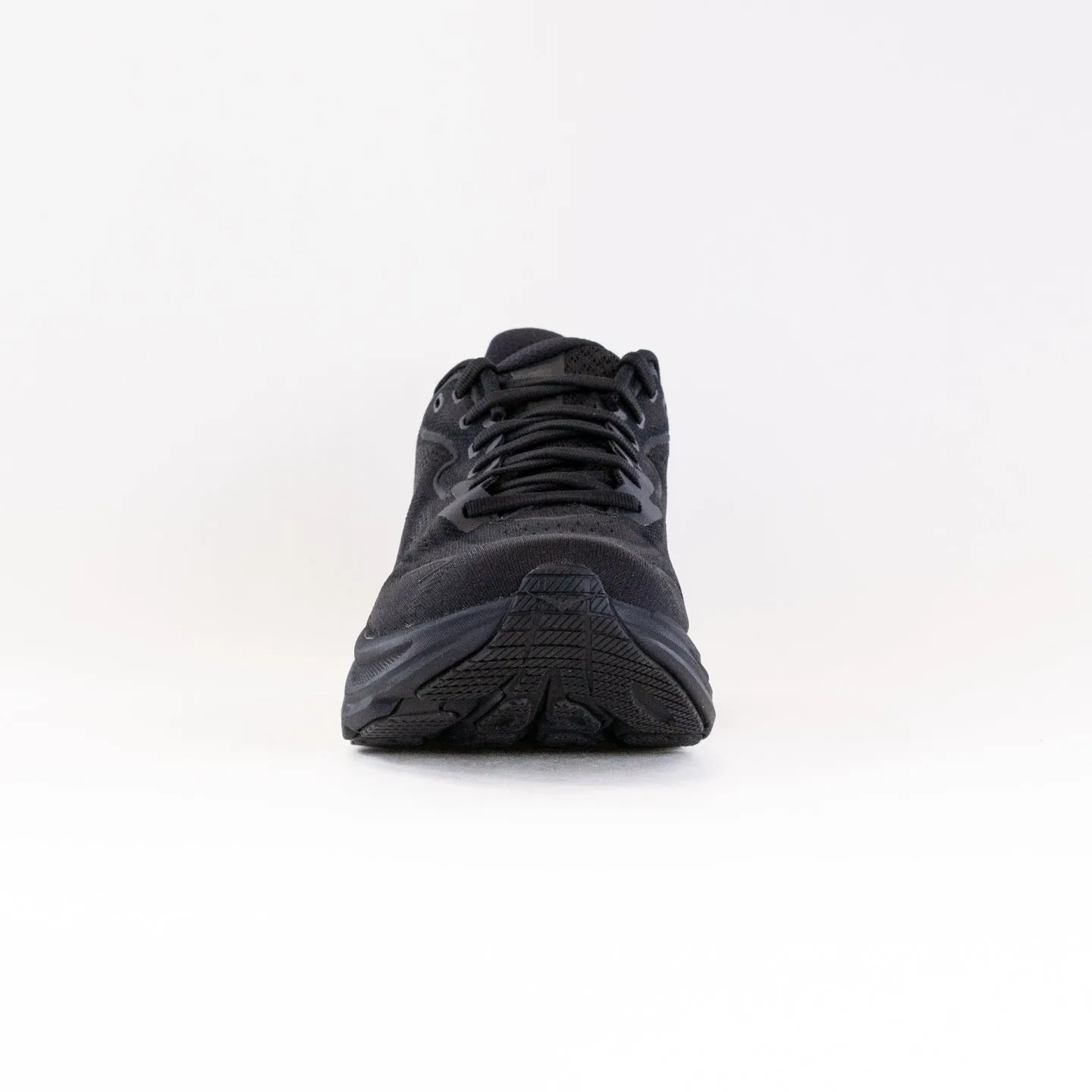 Hoka Clifton 10 Extra Wide (Men's) - Black/Black track vibe