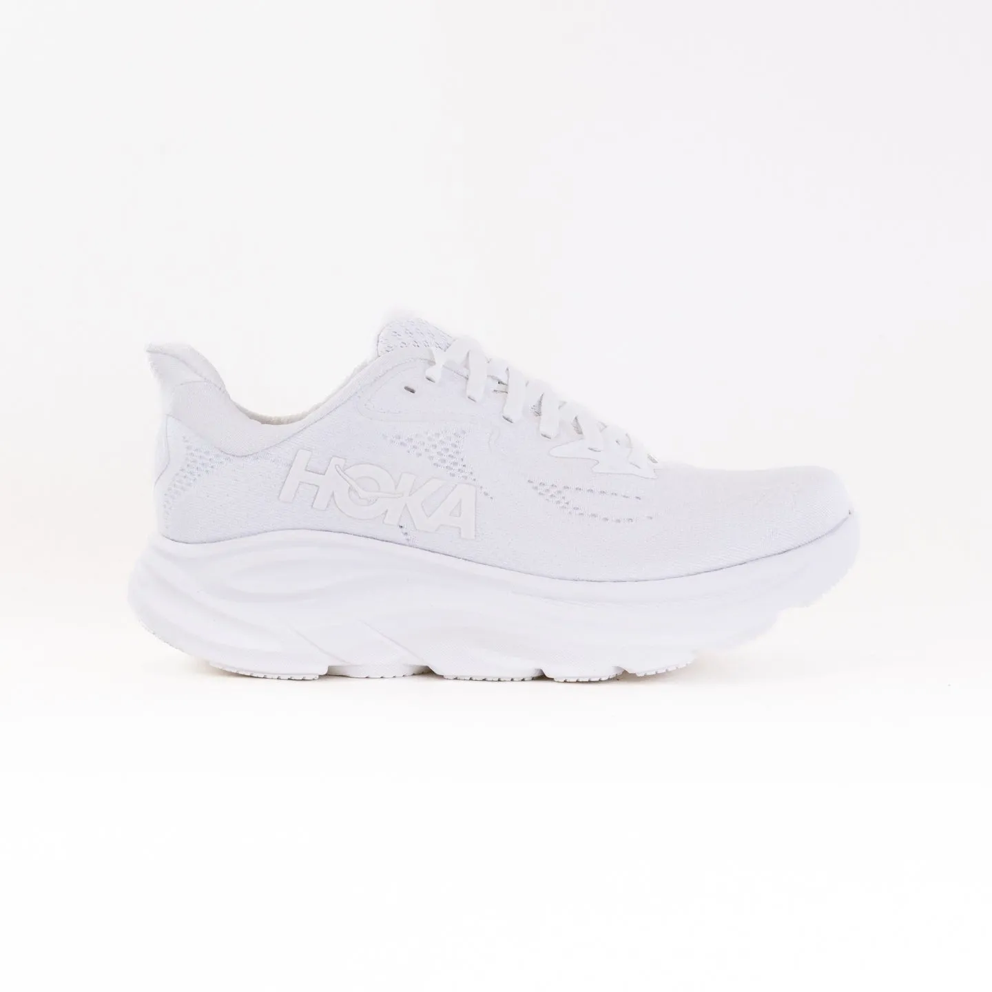 Hoka Clifton 10 (Men's) - White/White training drive
