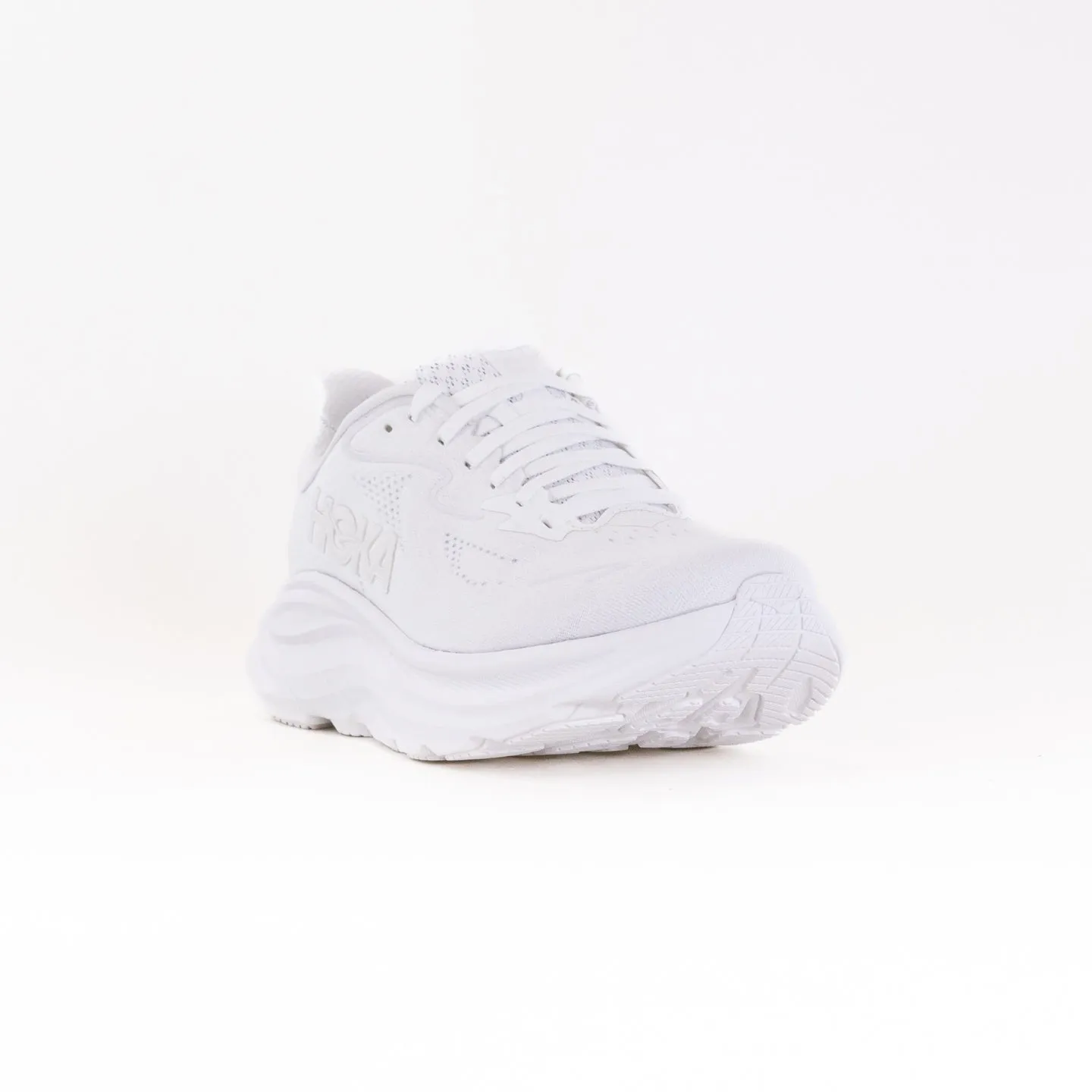 Hoka Clifton 10 (Men's) - White/White cloud touch