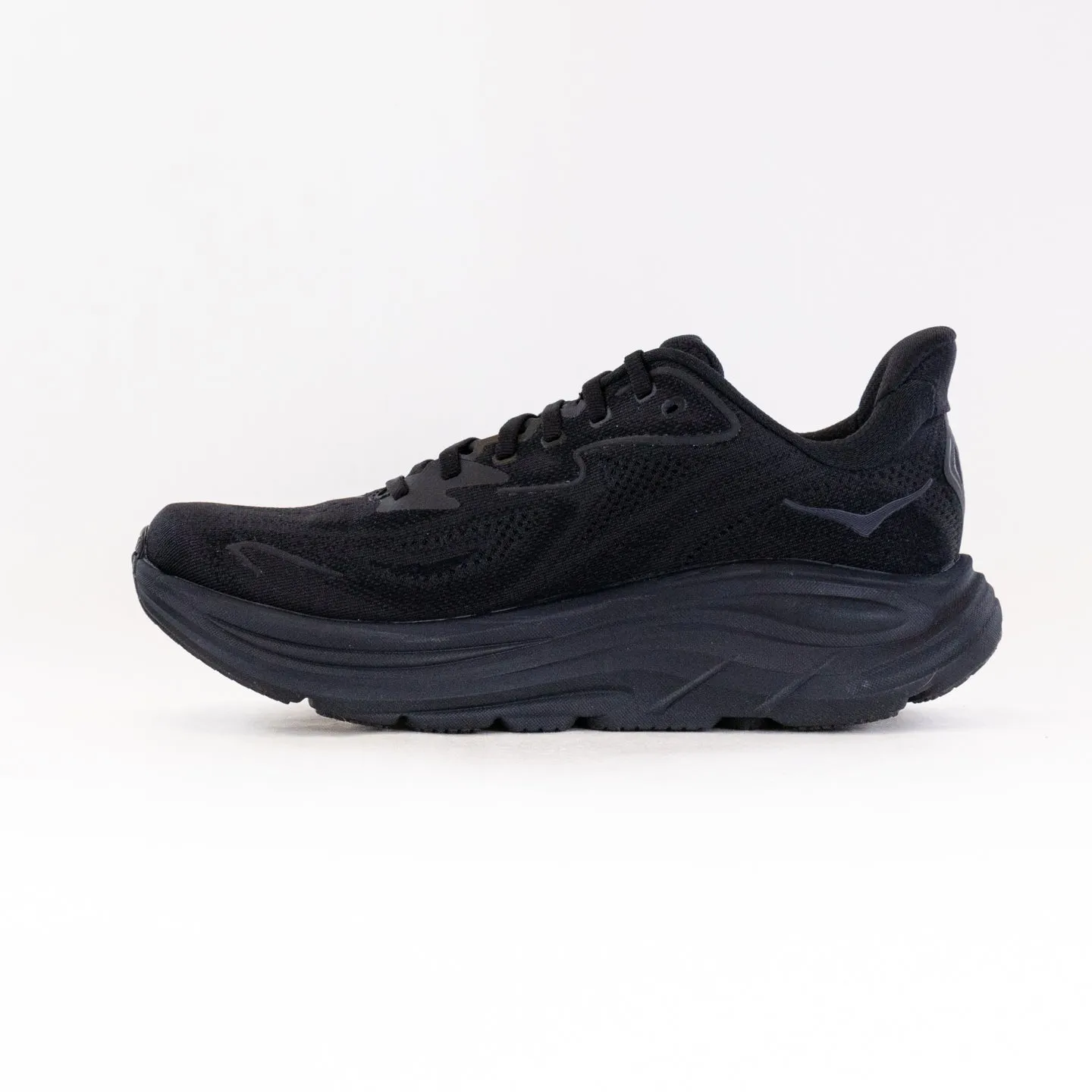 Hoka Clifton 10 Wide (Men's) - Black/Black athlete core