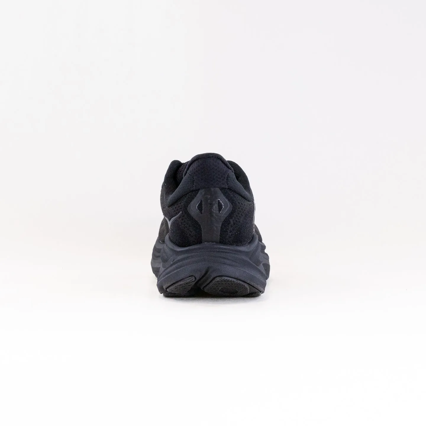 Hoka Clifton 10 Wide (Women's) - Black/Black city miles