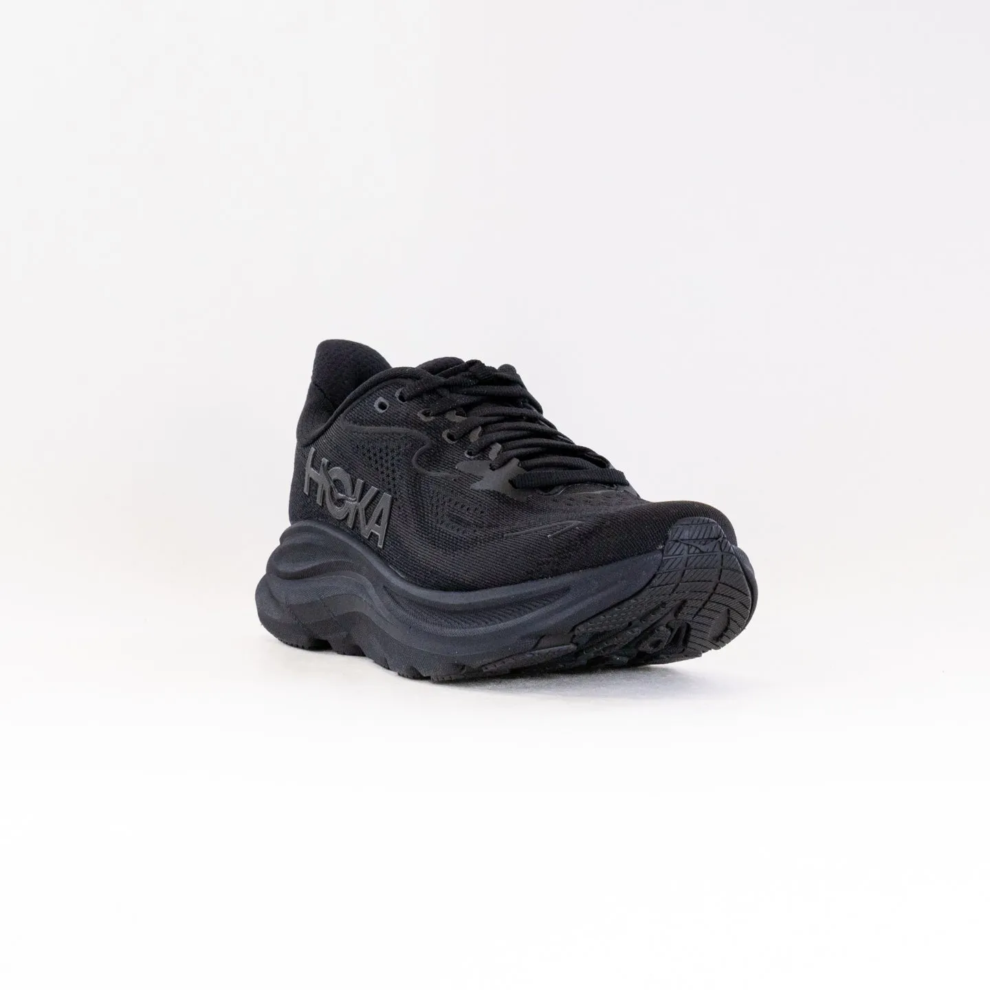 Hoka Clifton 10 Wide (Women's) - Black/Black training force