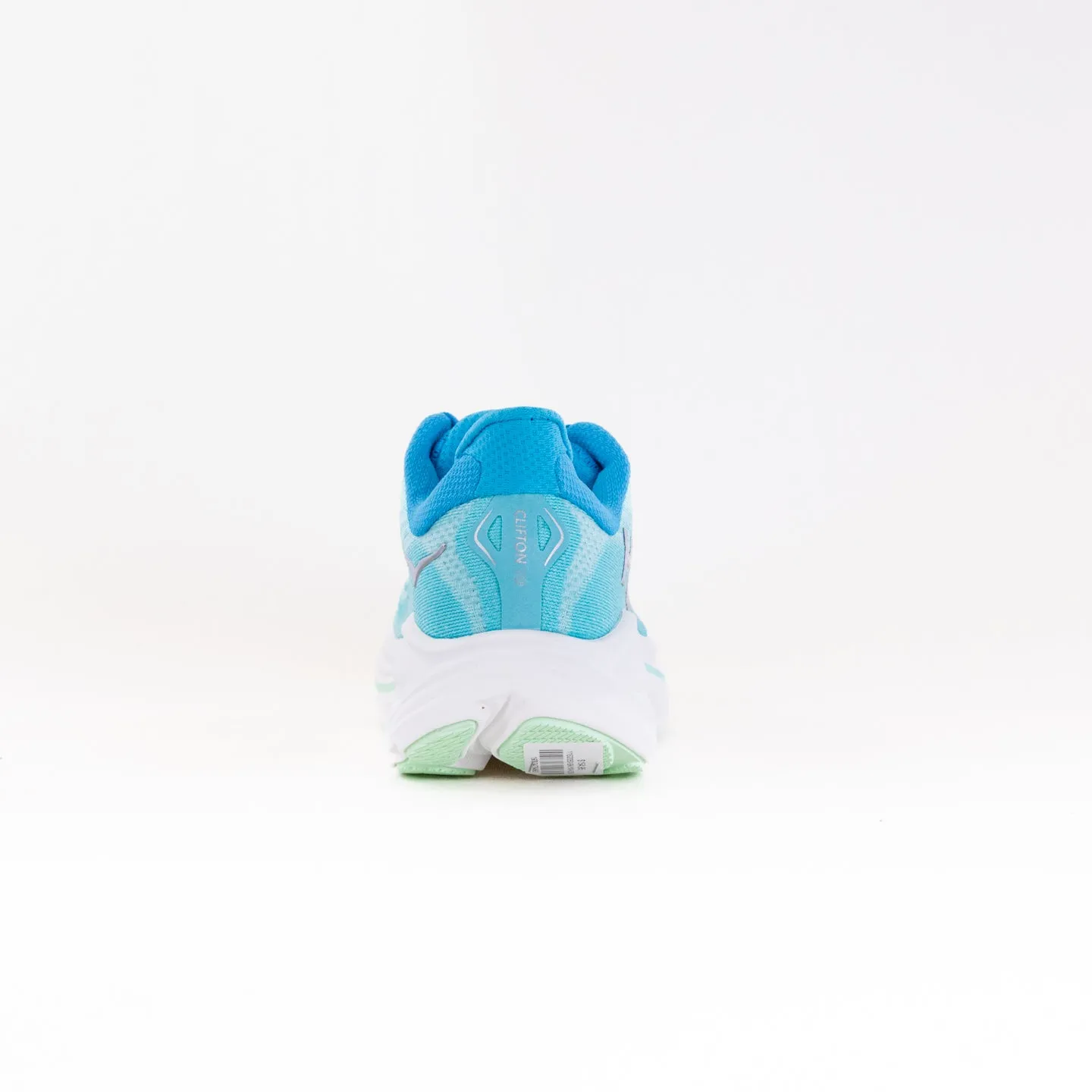 Hoka Clifton 10 Wide (Women's) - Skyward Blue/Cielo Blue heel bounce