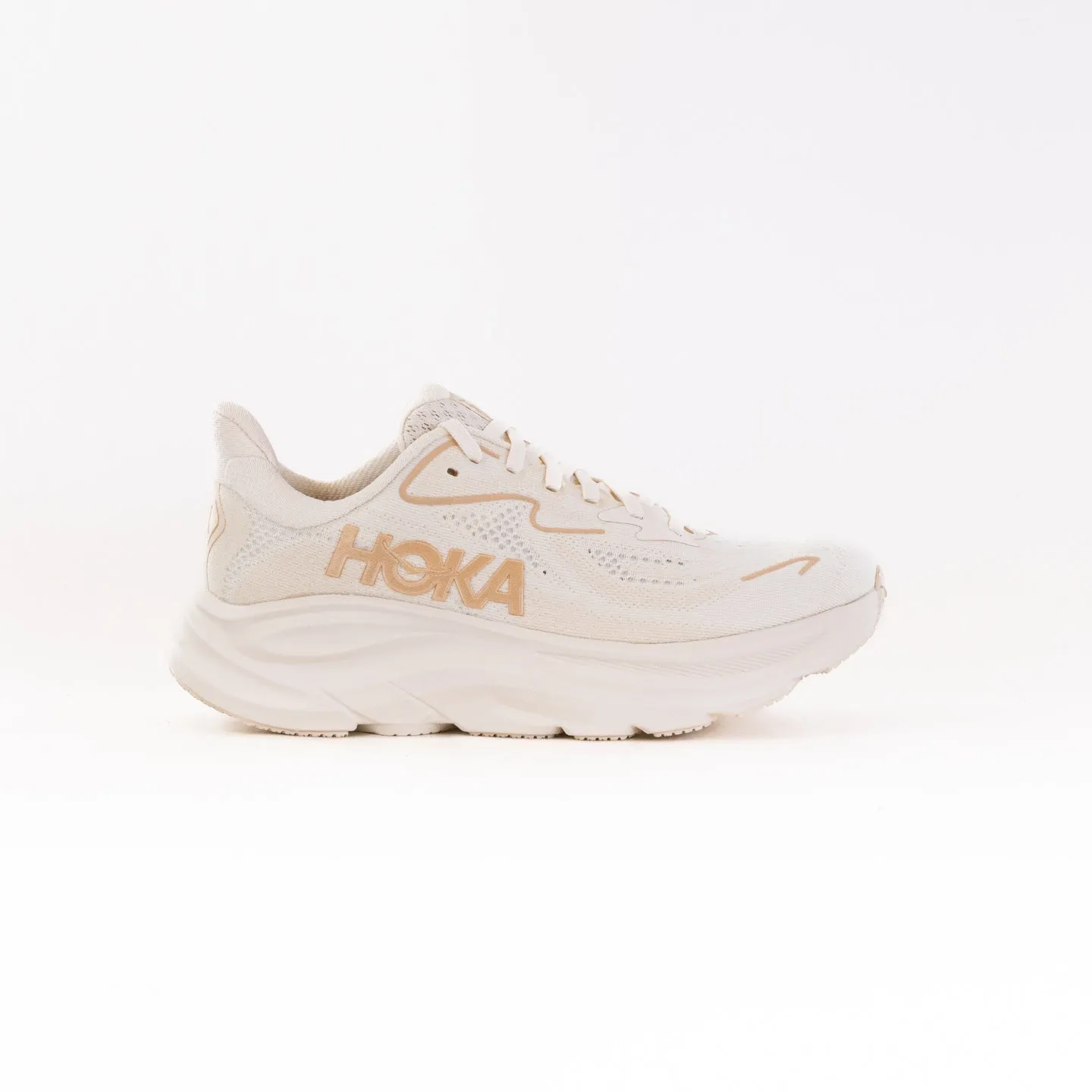 Hoka Clifton 10  (Women's) - Vanilla/Birch fit flex